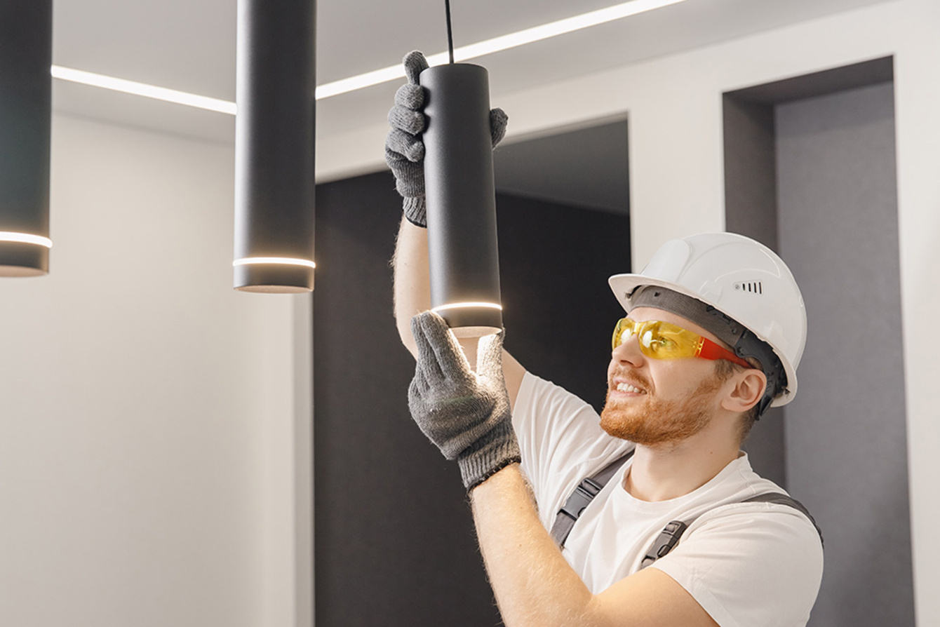 Innen­beleuchtung bei Cosmin Elektrotechnik in Ladenburg
